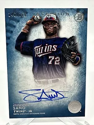 2015 Bowman Inception Autographs Blue Miguel Sano /150 Minnesota Twins • $4.99