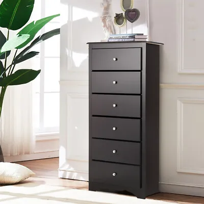 $189.95 • Buy Giantex 6 Chest Of Drawers Storage Dresser Organizer Tallboy Cabinet Bedroom