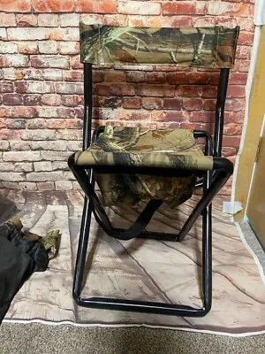 Camping Chair Camouflage Outdoor Portable Folding Fishing/shooting/picnic Stool • £17.99