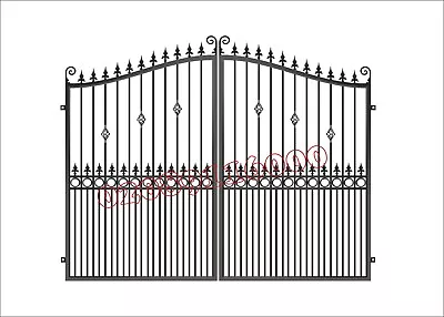 £450 • Buy Driveway Gates /metal Gates / Composite Wood Gate/ Sliding Gate/bi Folding Gate/