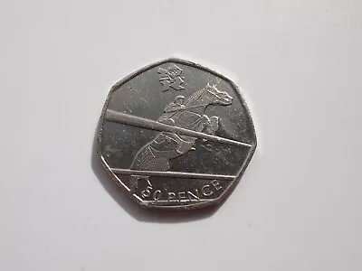 Equestrian 2011 Olympic 50p (Rare Low Mintage Coin) • £3.49