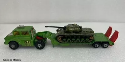 Matchbox Battle Kings Tank Transporter K106 And M48 A2 Tank K102 • £14.99