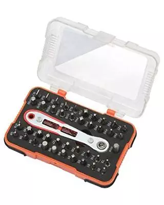 ROTATION 44pc Bit Set With 1/4 Mini Ratchet Offset  Assorted Colors  • $12.95