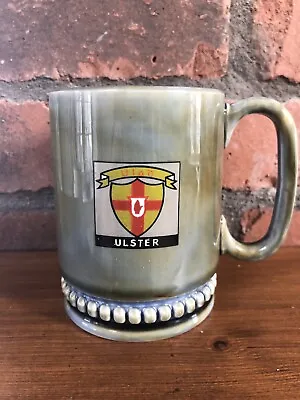 Vintage Irish Porcelain ‘Wade’ Mug ‘Ulster’ Flag Crest • £12
