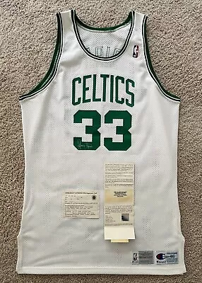 UDA Larry Bird Autograph Signed Boston Celtics Champion Pro Cut Jersey • $1199