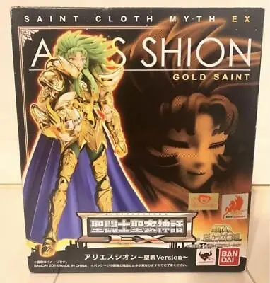 Saint Seiya Myth Cloth EX Aries Shion Action Figure Holy War Version FedEx • $140.59