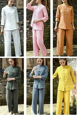 Women Tai Chi Uniforms Chinese Kung Fu  Martial Art Clothing Tang Fu Suit      • $36.71