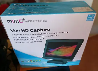Mimo Vue Capture 10.1   HD  1280 X 800 USB Touchscreen Monitor Black -... • $100