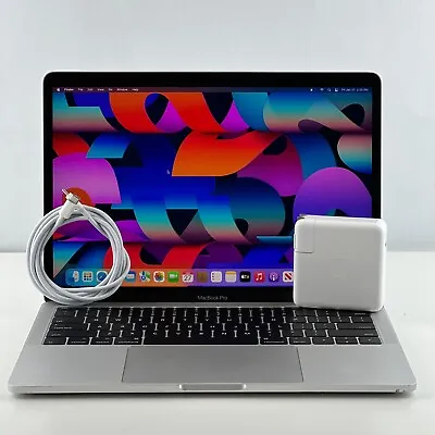 Apple MacBook Pro 13 2017 Silver 2.3 I5 8GB 256GB SSD Ventura + Good + Warranty • $309