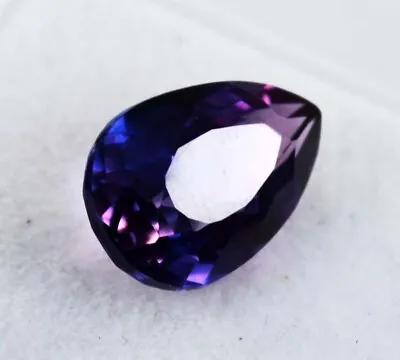 Extremely Natural Purple Tanzanite 5 Ct Pear CERTIFIED Loose Gemstone • $26.33
