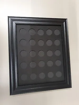 Display Frame For Coins O/A Size Is  10  X 12 .. ( 25 X 27mm Holes ) • £16.50