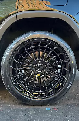 Set Of 4 20  Black Mercedes Benz AMG Wheels Rims C300 S600 GL450 E400 E450 E500 • $1140