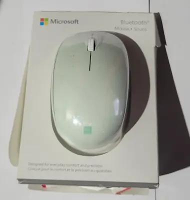 Microsoft Bluetooth Wireless Small Travel Laptop Mouse RJN-00025 - Mint • $9.99