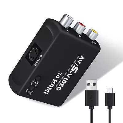 S Video To HDMI ConverterAv To HDMI ConverterRca To HDMI ConverterComposite T • $20.29