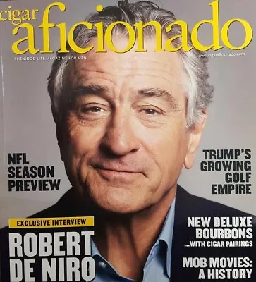 $10 • Buy Cigar Aficionado October 2015 Robert De Niro Brand New/Sealed