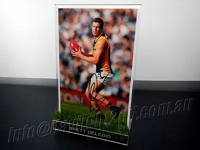$79.99 • Buy ✺Signed & Framed✺ BRETT DELEDIO Photo COA Richmond Tigers AFL 2022 Jumper