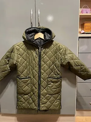 Zara Boys Light Weight Quilted Reversible Coat Size 6 Hight 116 Cm • £15