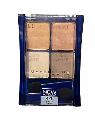 Maybelline Expert Wear Quad #44 Luminous Sorbet- Browns Bronze Peach (1) New • $14.99