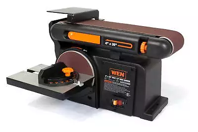 New WEN 6502T 4.3-Amp 4 X 36 In. Belt And 6 In. Disc Sander With Cast Iron Base • $103.69