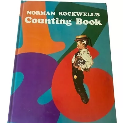 Norman Rockwell's Vintage Book Of Counting With Artwork 1977 Hardcover Color • $7.03