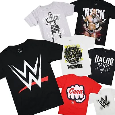 £7.99 • Buy Official WWE Boys Kids Mixed Character Logo T-shirt Collection  5-14 Years