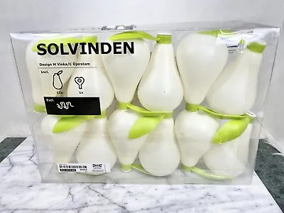 IKEA SOLVINDEN Pear Shaped 12 String Light Covers (No Lights) NEW Cute Fruit • $35