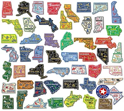 Giant U.S. State Magnet Set By Classic Magnets 51-Piece Set • $129.99