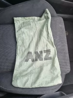 1970's Vintage Anz Bank Of Australia Green Cash Money Bag • $39.95