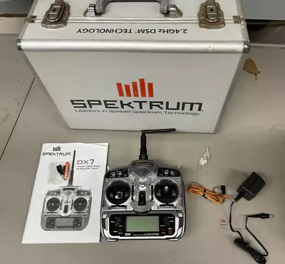 SPEKTRUM DX7 7 Channel 2.4GHz DSM2 Aircraft System RC Transmitter Controller • $44