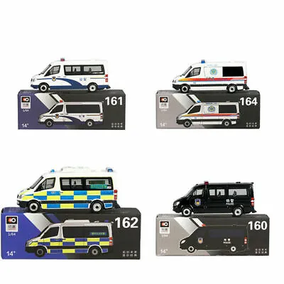 XCarToys 1:64 Benz Sprinter Polic Airport Ambulance Traffic Police Model Car  • $10.88