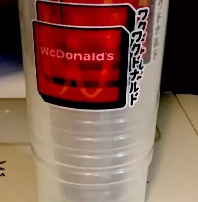 2 WcDonalds Anime Collaboration Large Cups LOT & Lid McDonald's Limited Edition • $2.59