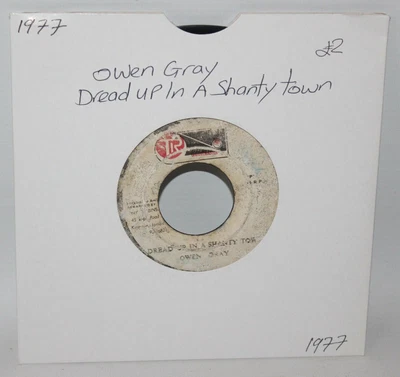 £3.99 • Buy Owen Gray ‎- Dread Up In A Shanty Town - Jamaica Vinyl 7  Single