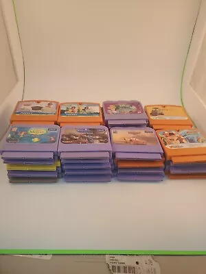 Lot Of 37 VTech V.Smile V.Motion Learning System Video Games Cartridges Pocket • $54.32