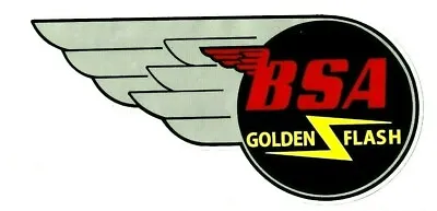  Bsa Golden Flash  Decal Sticker Fuel Tank Motorcycle Motorbike Indian Ariel Hog • $3.69