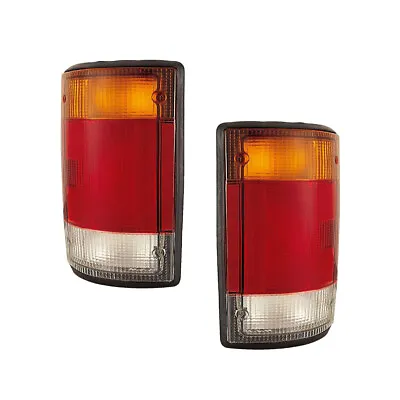 Tail Lights Rear Back Lamps Pair Set For 92-94 Ford Econoline Left & Right • $52