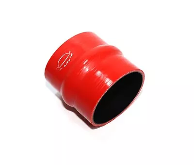 4-Ply Reinforced 4  ID Hump Hose Straight Coupler Silicone Turbo Intake RED • $16