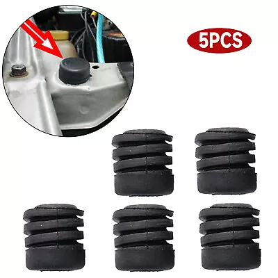 5pcs Black Rubber Car Bonnet Rubber Buffer Hood Washer Bumper Parts For Nissanaf • $5.69