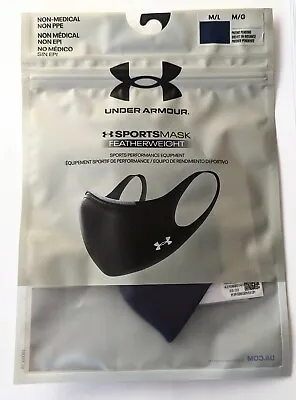 Under Armour Featherweight Face Sports Mask (Navy: M/L) Lot Of 10 • $49.99