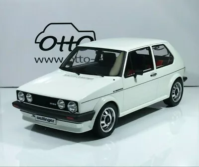 Volkswagen VW Golf 1 Gti 16S Oettinger Bauj 1982 MK1 White 1:12 GO59 • $977.67