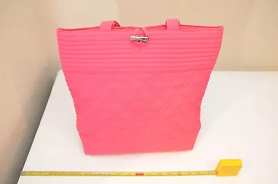 VERA BRADLEY Coral Tote Shoulder Bag Quilted - Great Condition • $9.99