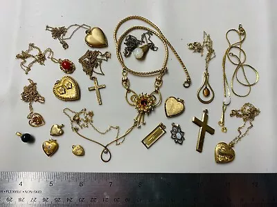 Collection Lot Vintage Gold Filled Jewelry.. Lockets... Many Designs - L11 • $199.99