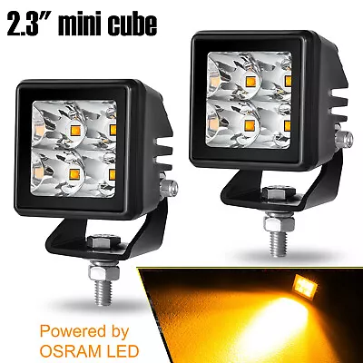 2x 2  40W Cube OSRAM-LED Work Light Bar Spot Pods Driving Fog Offroad Truck UTV • $13.49