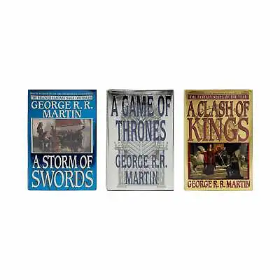 £8000 • Buy Game Of Thrones 1st Edition 1st Print Books Signed And Remarked By G.R.R. Martin