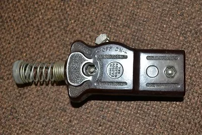 APPLIANCE CORD END 2-Prong VINTAGE With ON OFF Switch 5A 250V 10A 125V NEW AC1 • $24.95