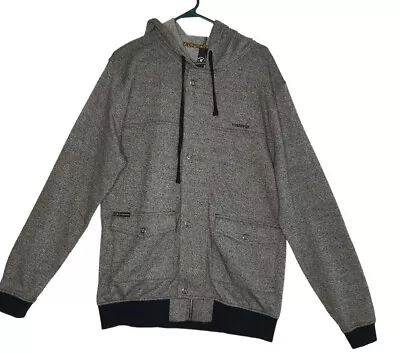 Von Zipper Full Zip Snaps Hooded Jacket Men’s L Sweatshirt EUC • $11.99