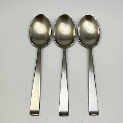 Sola Holland Oval Place Soup Spoon CORA MCM Modern Stainless Steel Flatware 3Pc • $29.20