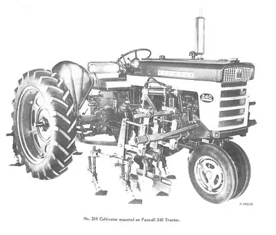 IH International 266 Farmall 240 404  2 Row Corn & Cotton Cultivator Manual  • $20