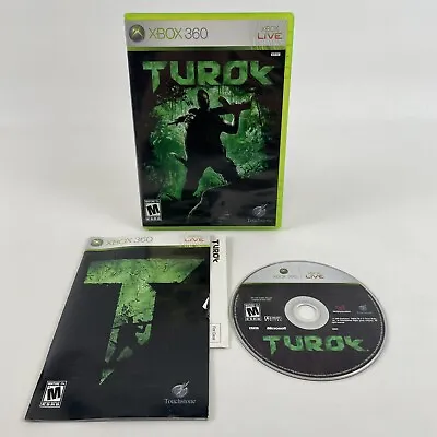 🔥Turok (Microsoft Xbox 360 2008) Complete CIB W/ Reg Card TESTED!🔥 • $20