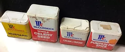 Vintage Mccormick Spice Tins/ 1977/79/cream Of Tartar Not Dated • $10