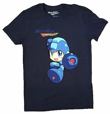 **Legit** Megaman Powered Up Chibi Mega Man Authentic Anime Game T-Shirt #90254 • $19.95